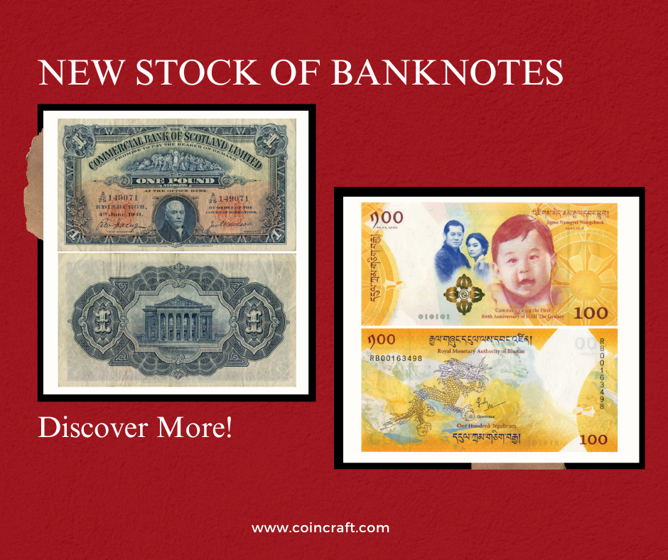 February New Stock of Banknotes